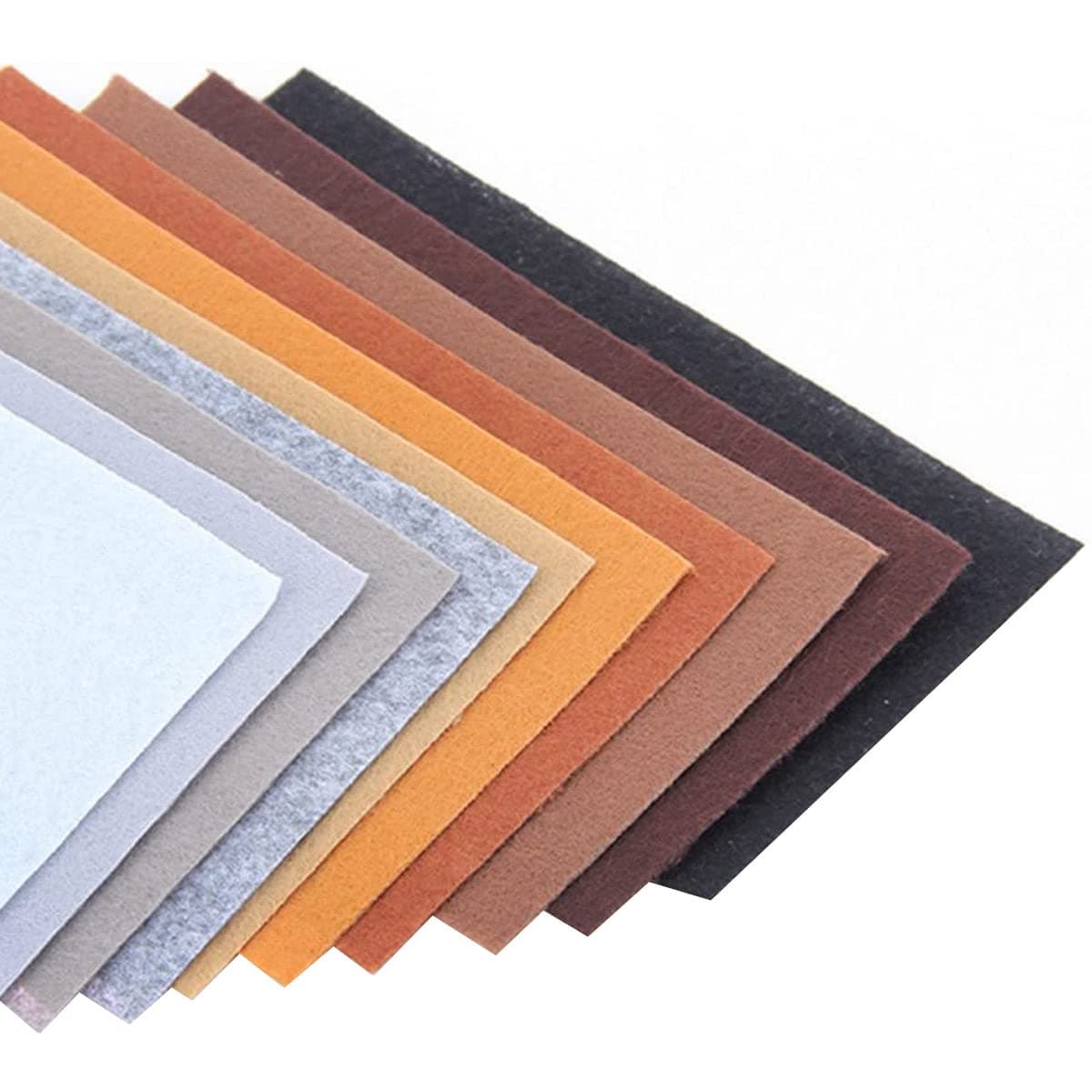TRIXES - Set of 40 Multicolor Felt Sheets for Crafts and Arts - Craft Felt - Material for Sewing DIY Crafts - Patchwork Fabrics — view 3