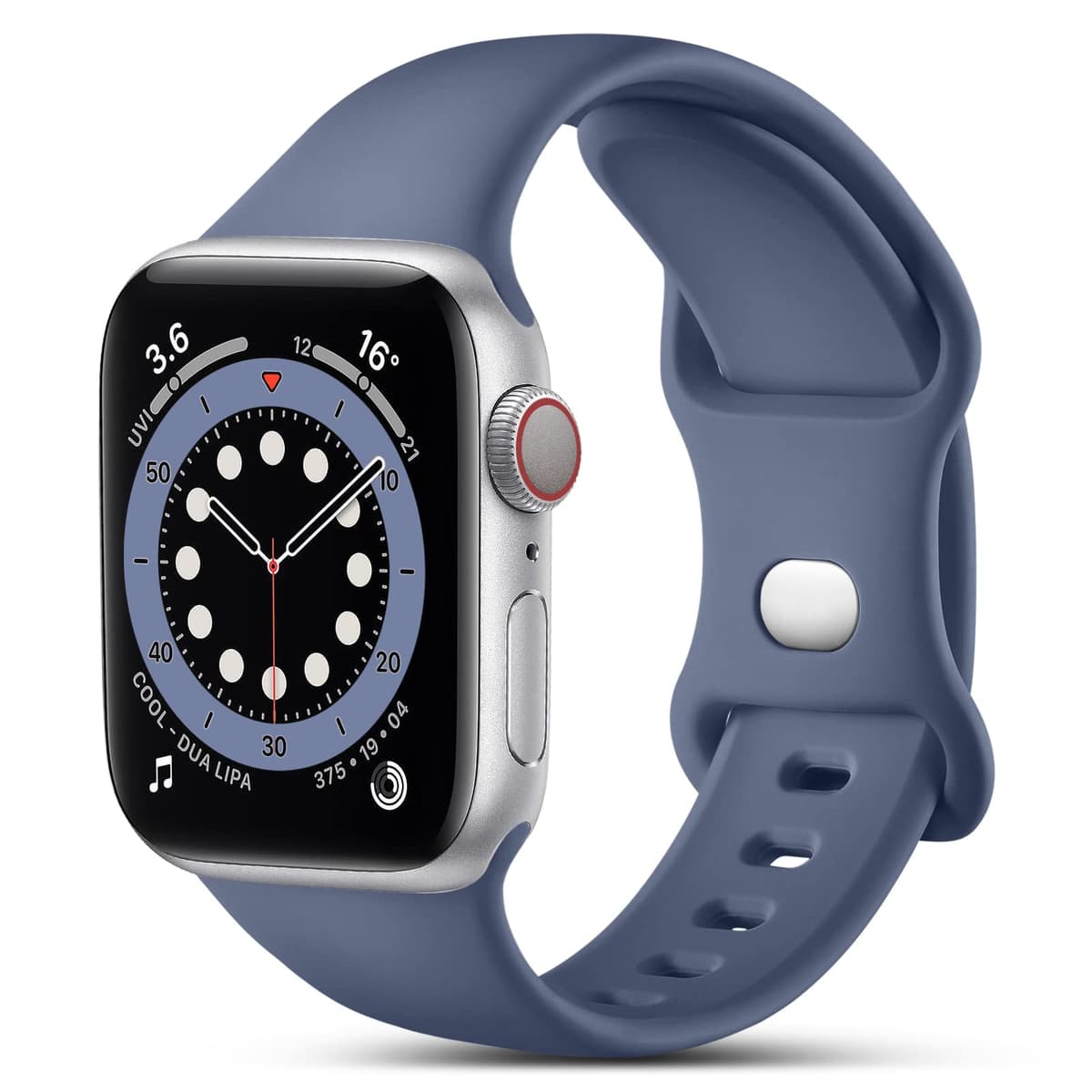 CeMiKa Compatible with Apple Watch Strap 41mm 40mm 38mm 42mm, Silicone Sport Band Replacement Straps Compatible with Apple Watch Series 11 10 9 8 7 6 5 4 3 2 1 SE SE3/iwatch Strap, Black — view 16