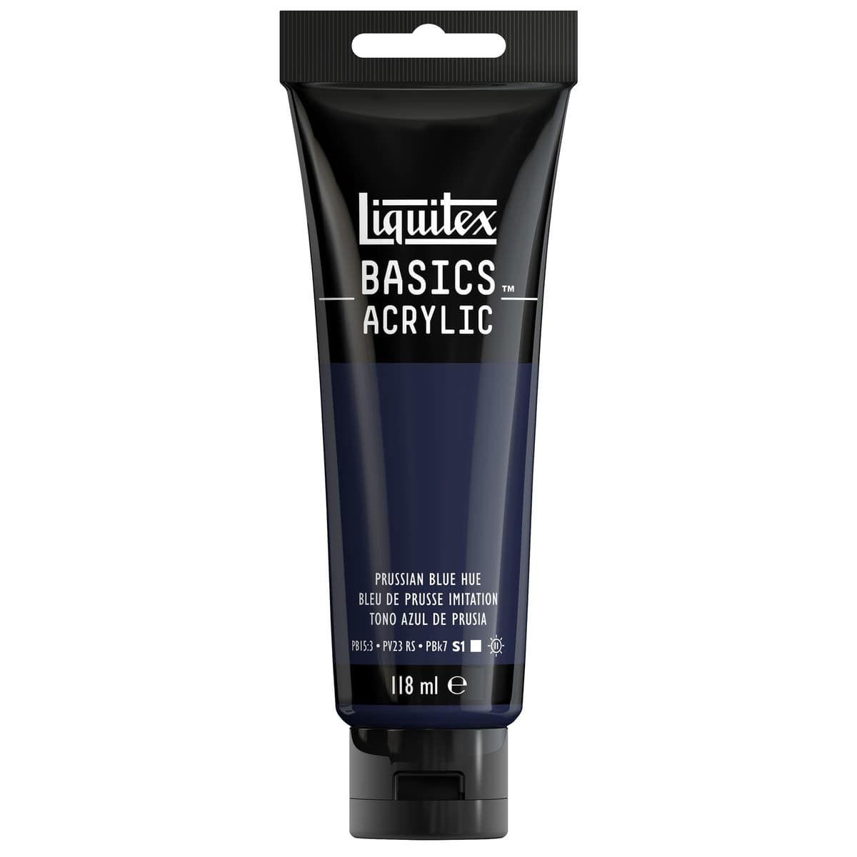 LIQUITEX Basics Acrylic Paint, Mars Black, 118 ml Tube — view 119
