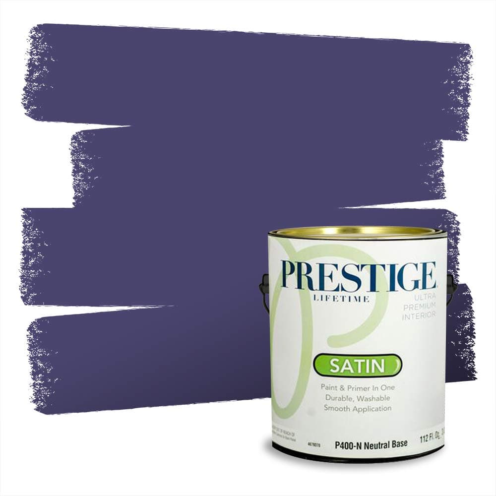 PRESTIGE Paints Interior Paint and Primer In One, 1-Gallon, Semi-Gloss, Comparable Match of Valspar* Dewdrop* — view 284