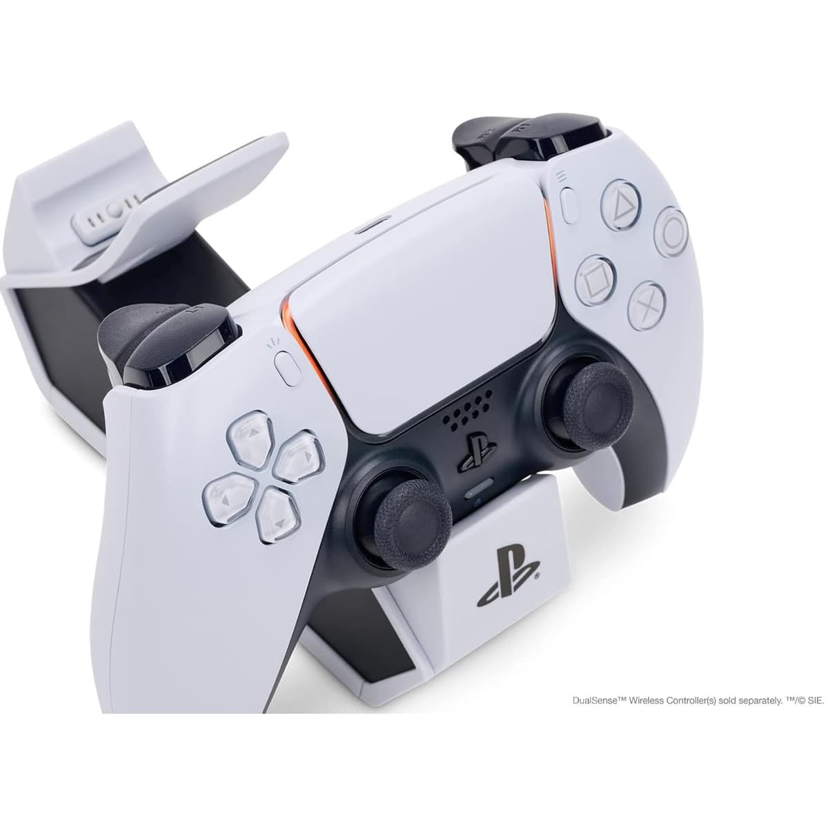 PowerA Twin Charging Station for PS5 Dualsense Wireless Controllers, PlayStation Charging Dock, AC Adaptor with 1.8m Cable, Free the USB Port, LED Light Indicator, Official — view 9