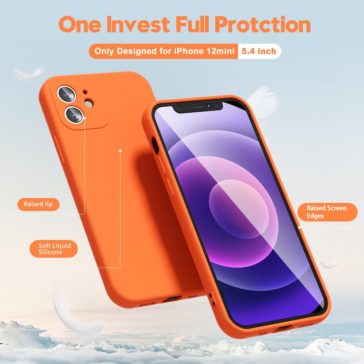 oakxco for iPhone 17 Pro Max Phone Case Liquid Silicone, Cute Thin Slim Grip Soft Rubber Gel for Women Men, Smooth Matte TPU Plain Solid Color Girly Simple Case with Camera Cover, Light Pink — view 626