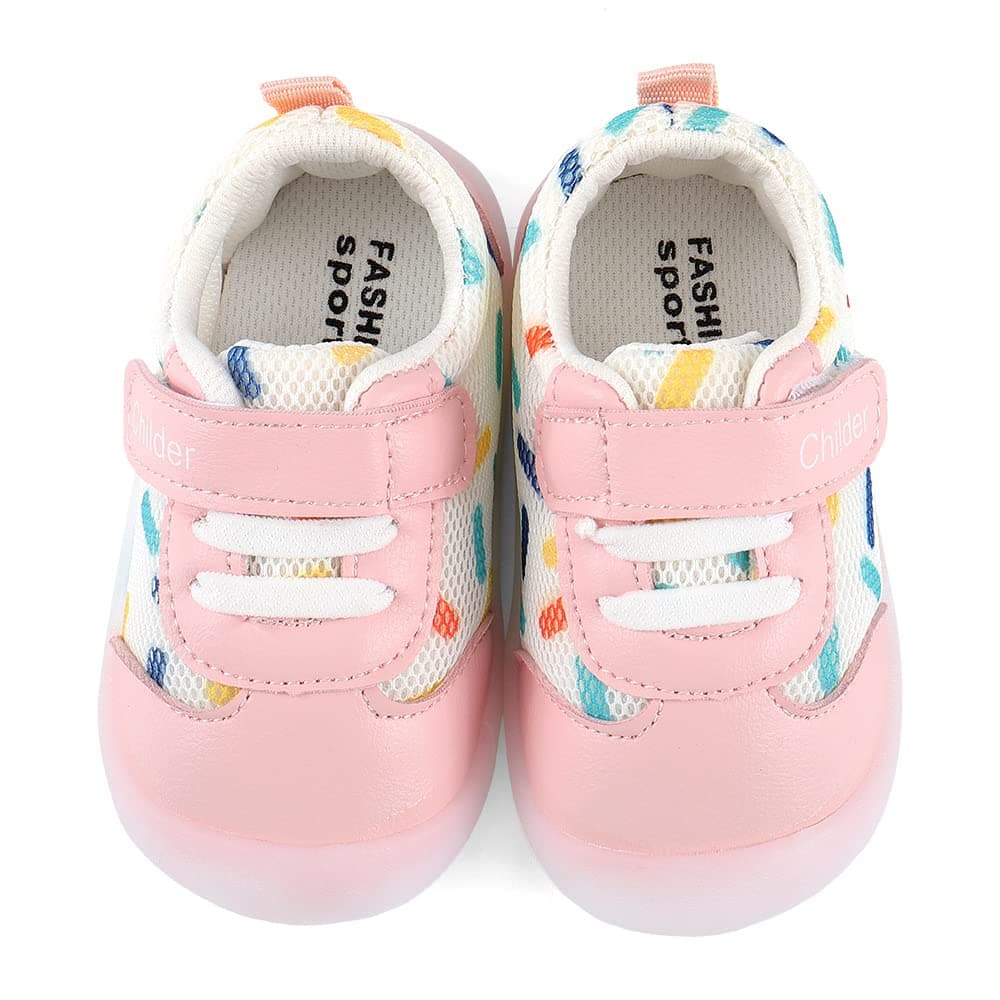 MASOCIO Baby Boys Girls First Walking Shoes Infant Toddler Trainers Anti-Slip Shoes — view 3