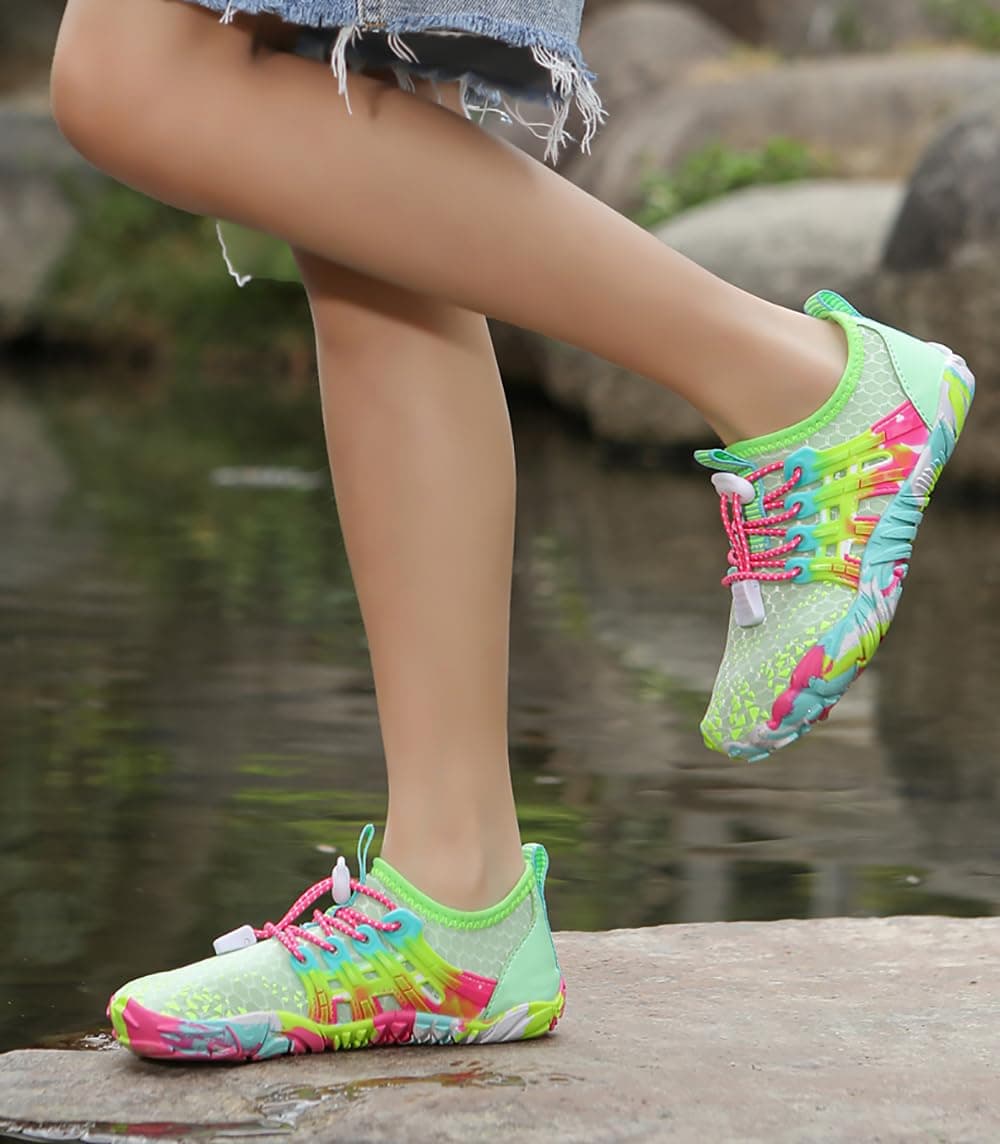 AONEGOLD Zapatos de Agua Hombre Mujer Escarpines Barefoot Zapatillas Verano Outdoor Secado Rápido Surf Calzado para Fitness Yoga Playa Transpirable Ligeras — view 2