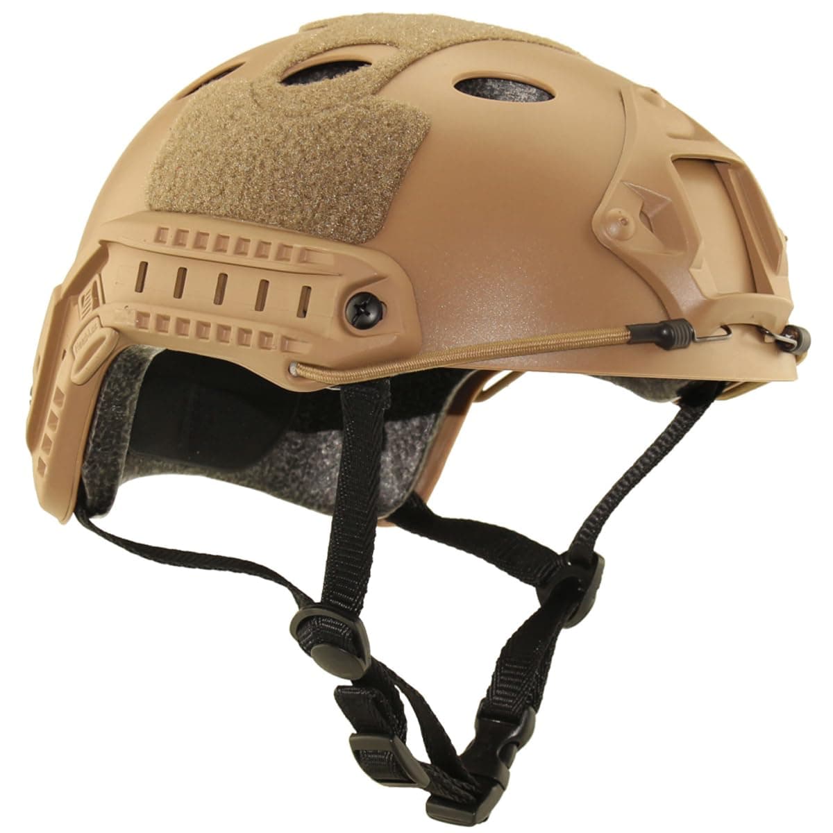 Casco táctico Estilo Militar, Casco de Airsoft Paintball Casco para con protección Gafas para Airsoft o Paintball, con Gafas, para Combate en Espacios Cerrados — view 5