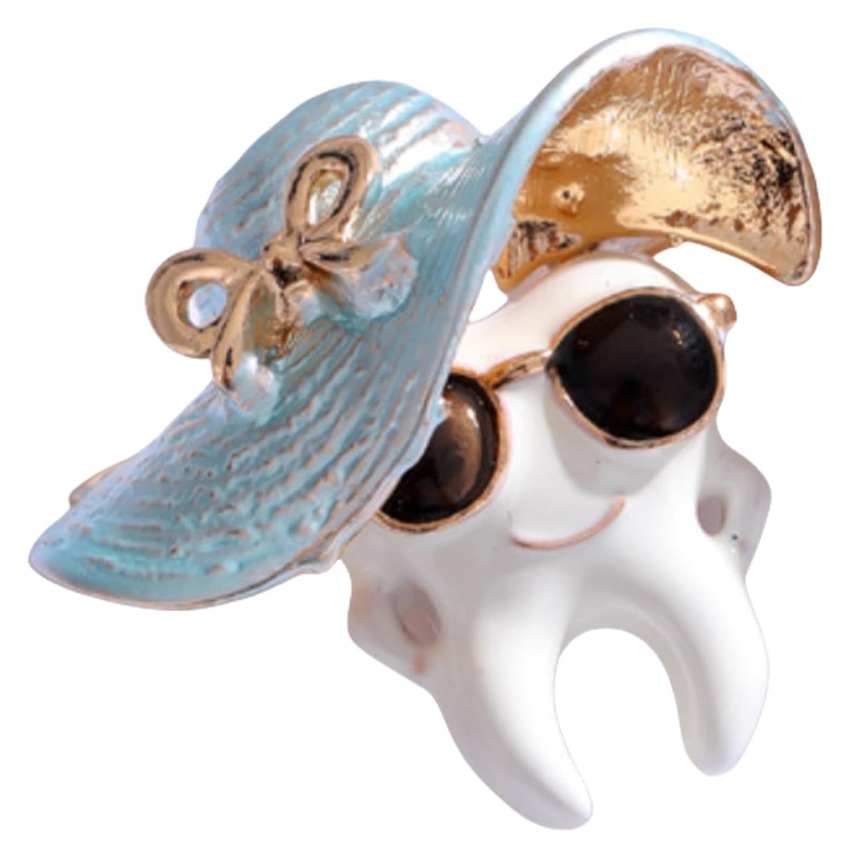 FAIRYGATE Gold Pin for Dress Brooch Crystal Pins Badge Enamel Lapel Brooches for Women Jewelry Decoration for Birthday Dating Party Anniversary UC31 — view 84