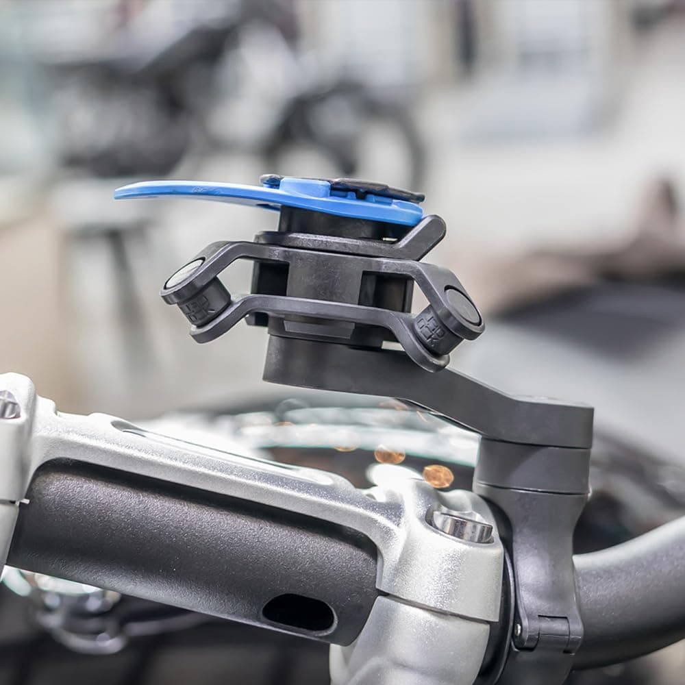 QUAD LOCK Handlebar Mobile Phone Holder for Motorcycle with Vibration Damper and MAG Case for iPhone 16 Pro Max — view 3
