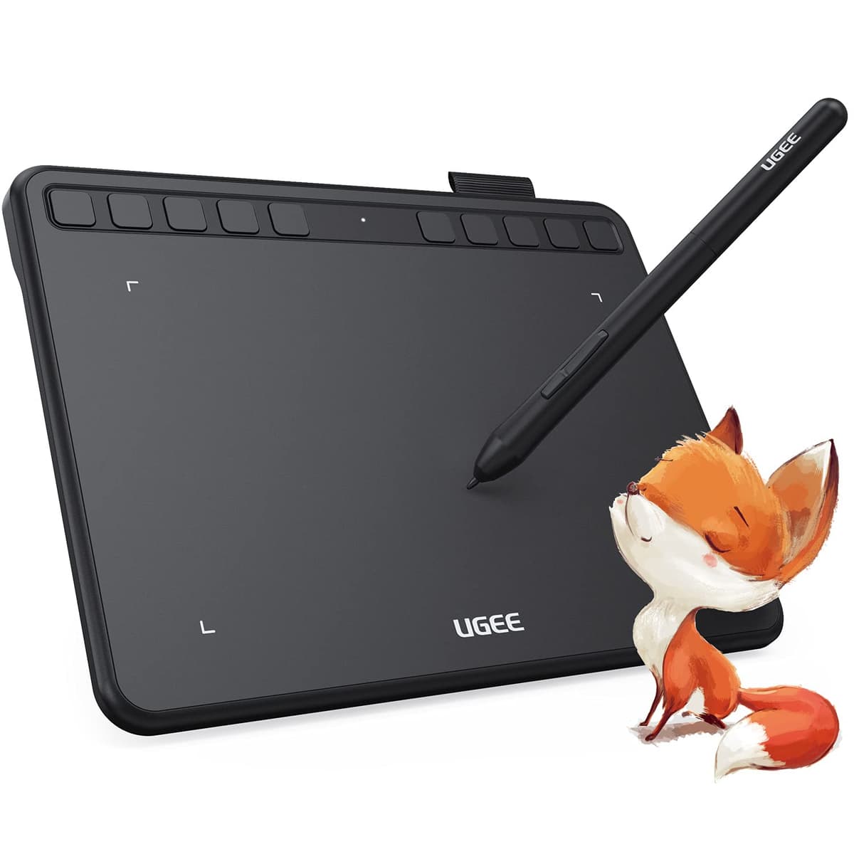 Tableta Gráfica UGEE S640,Tableta Digitalizada Portátil Ultradelgada de 2.4G,con Función de Inclinación, Teclas Personalizadas, Lápiz sin Pilas para Windows Mac Linux — view 9