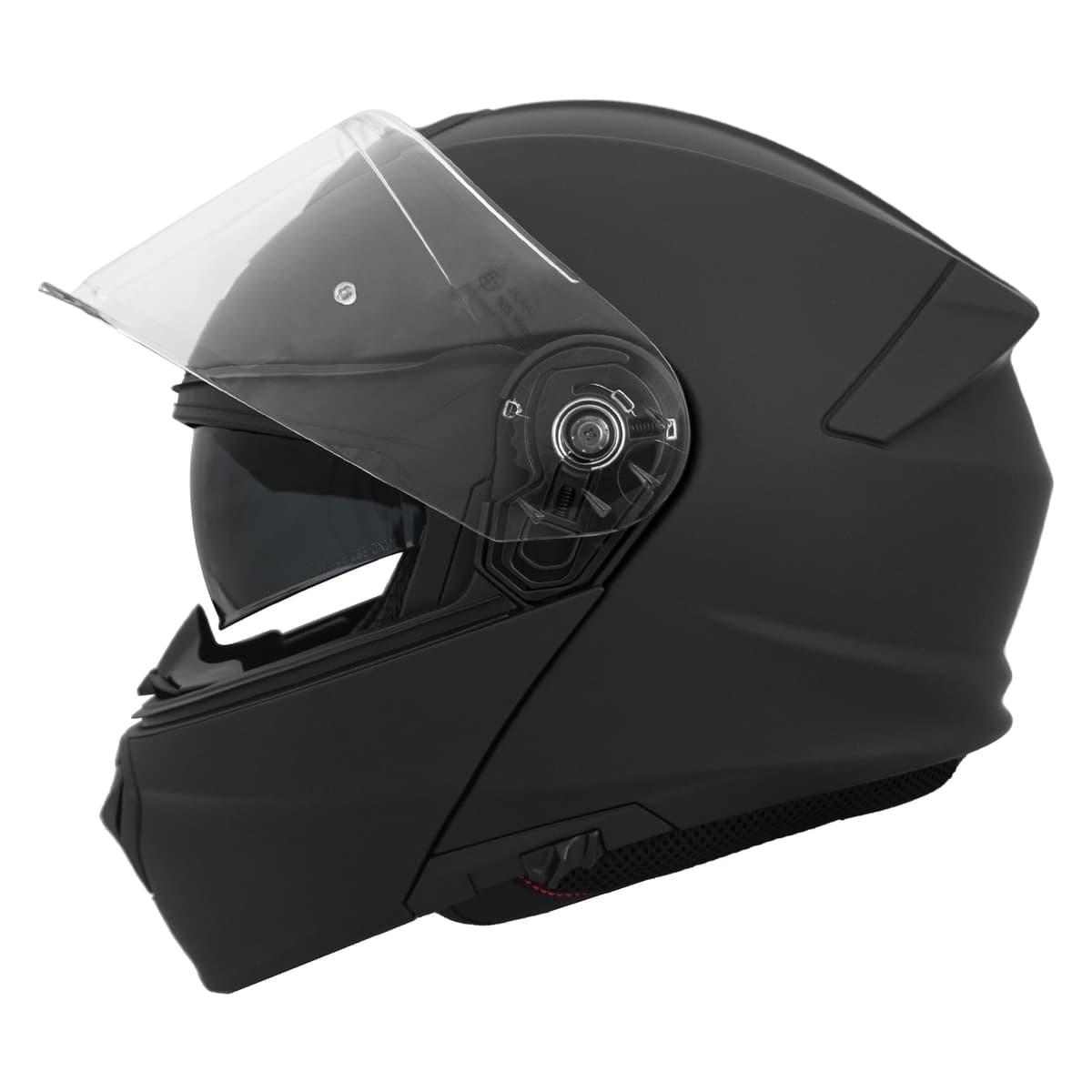 Zorax Matt Black M (57-58cm) ZOR-838 Double Visor Modular Flip up Front Motorcycle Motorbike Helmet ECE 2206 Approved — view 5