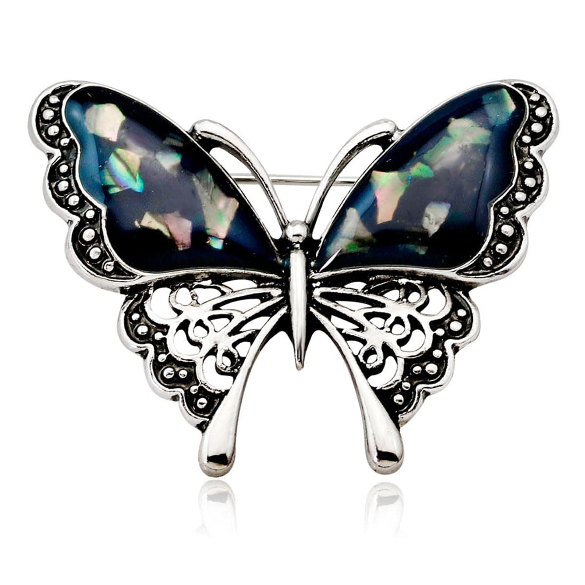 FAIRYGATE Rhinestone Brooch Clothing Jewellery Accessories Fashion Elegant Shiny Crystal Teardrop Brooches Wreath Pendent Lapel Pin，B36 — view 32