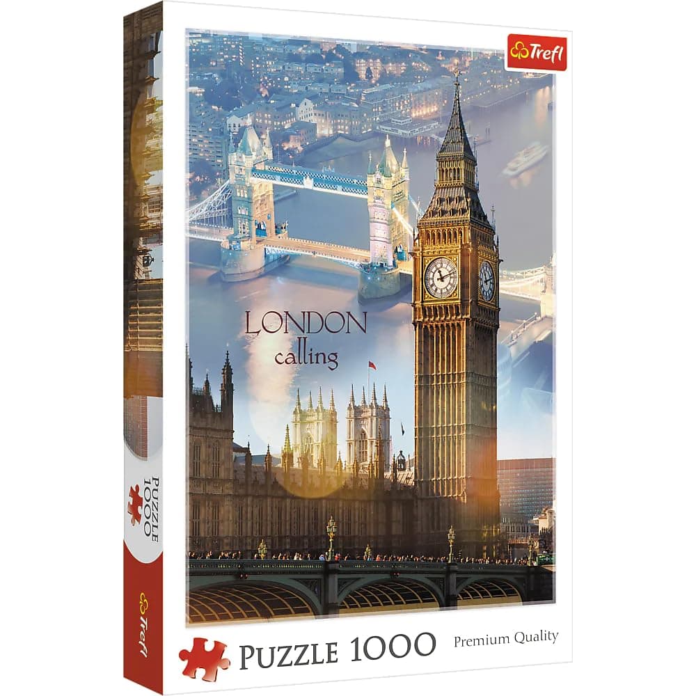 Trefl, Puzzle, Londres, de 1000 Piezas, Inglaterra, Capitales Europeas, Vista a la Ciudad, Edificios Famosos de Londres, Rompecabezas DIY, Pasatiempo Creativo, Regalo — view 31
