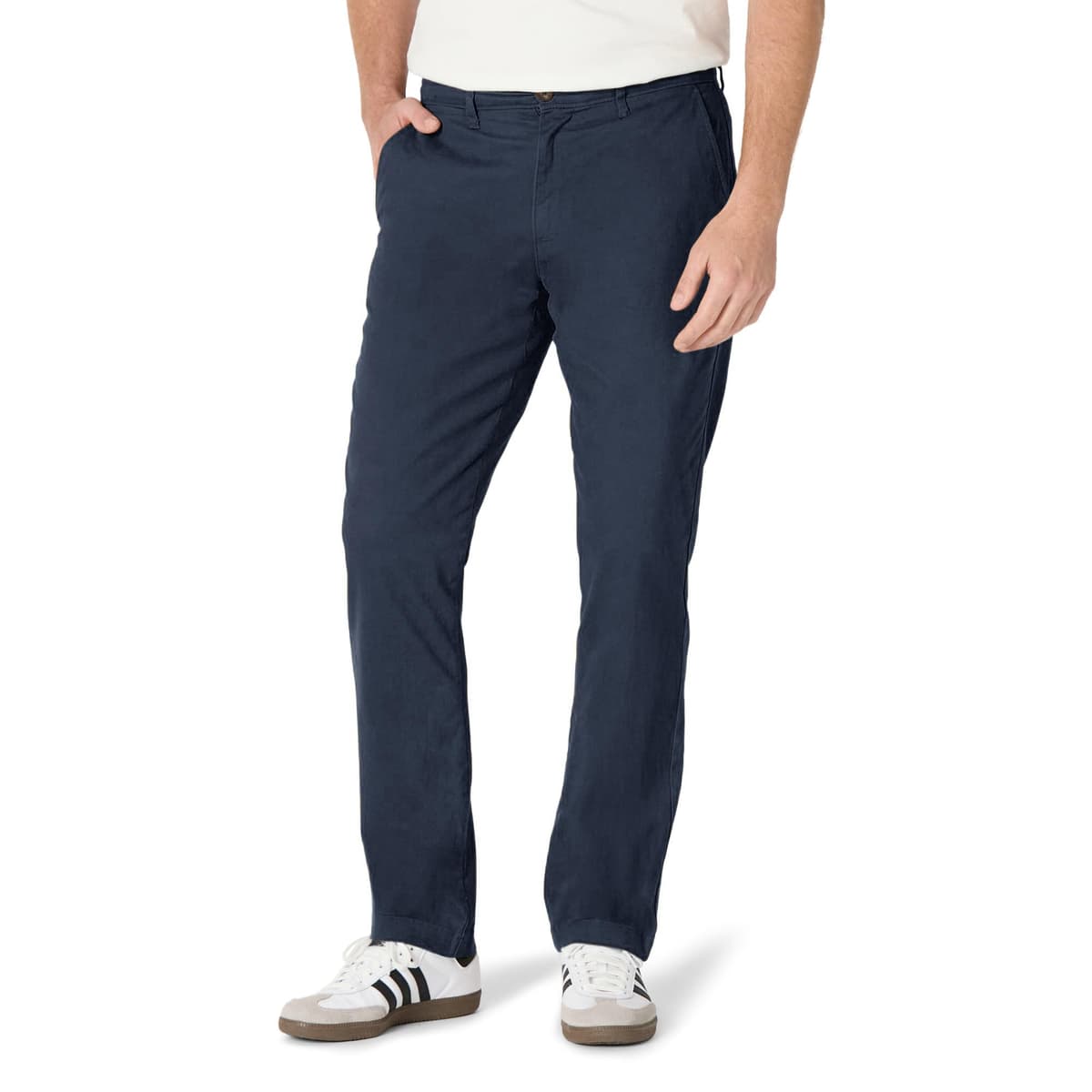 Amazon Essentials Men's Athletic Fit Casual Stretch Chino Work Trousers (Available in Big & Tall)