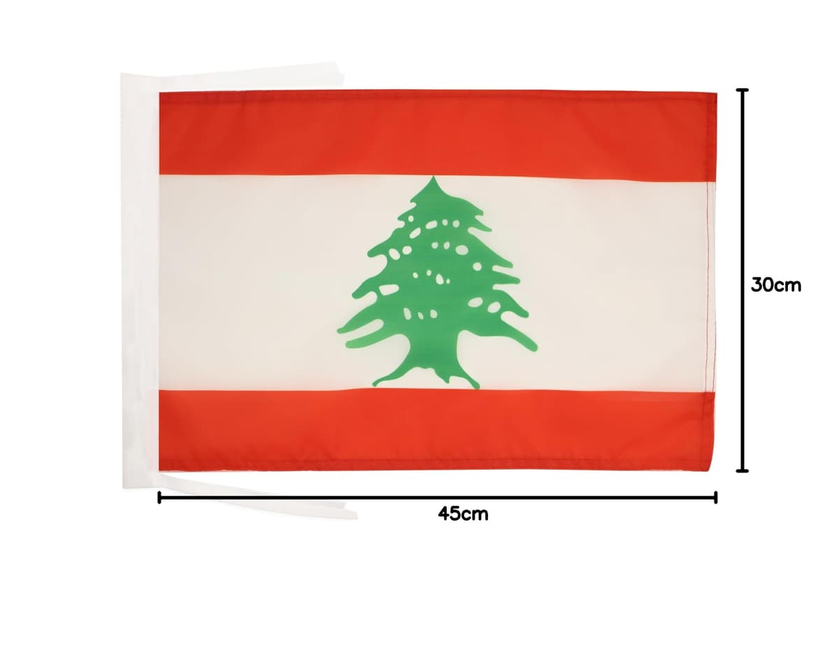 AZ FLAG Bandera de ESPAÑA SIN Armas 45x30cm - BANDERINA ESPAÑOLA SIN Escudo 30 x 45 cm cordeles — view 267