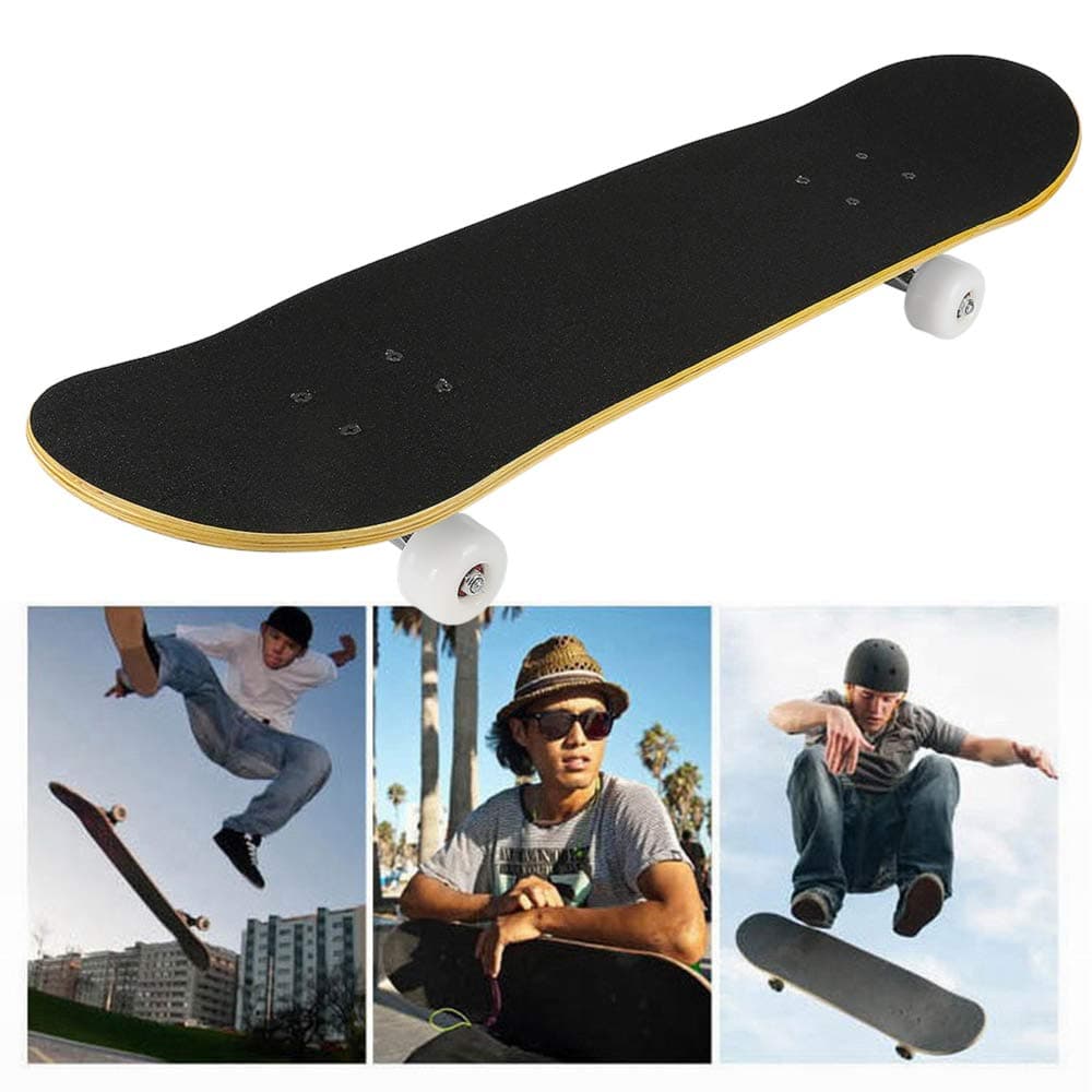 Monopatín Completo para Principiantes, niño, Adulto, monopatín, Doble Kick Deck cóncavo Skate Board para niñas y niños Principiantes y Profesionales — view 4