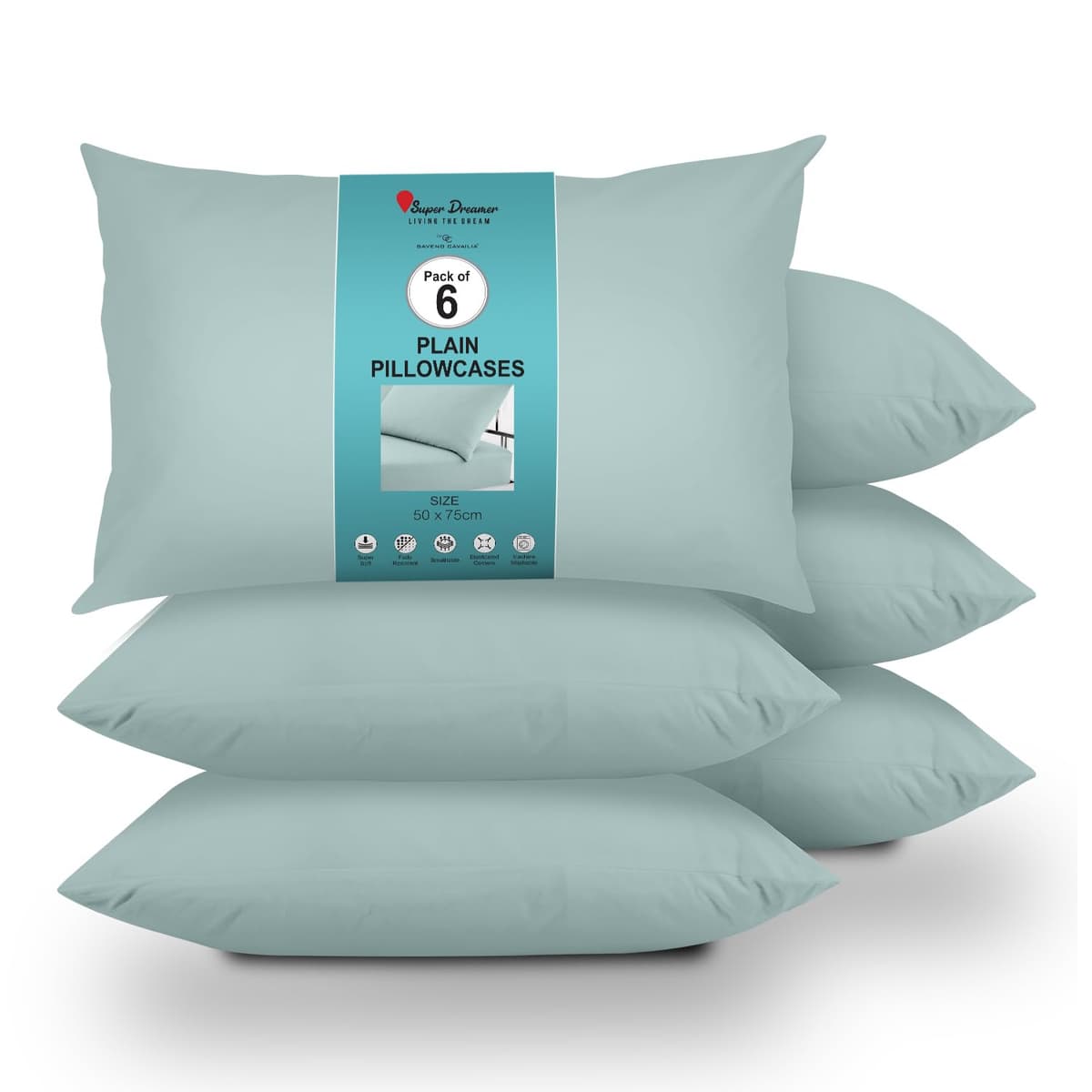 GC GAVENO CAVAILIA Fitted Sheet Single Bed (91 x 190cm) - Grey Bedding Sheets - Plain Dyed Microfiber Bed Sheets Single - (10 inch) 25cm Deep Pocket Bottom Sheet - Easycare - Wrinkle & Fade Resistant — view 97