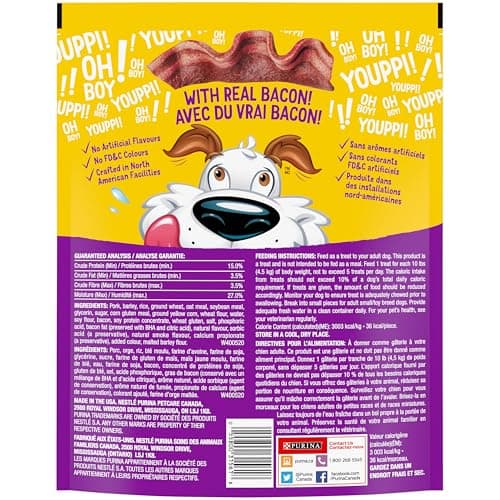 Beggin' Strips Dog Treats, Bacon - 708 g Pouch (1 Pack) — view 2