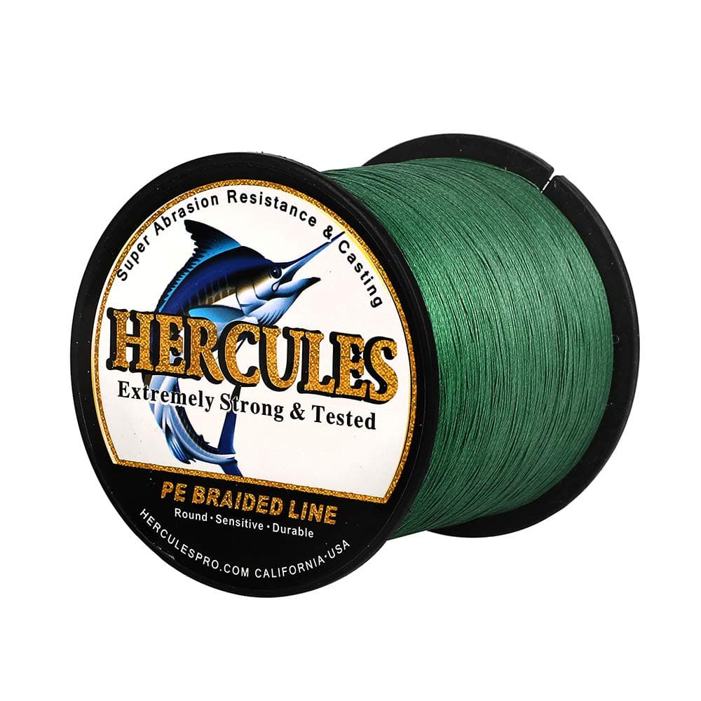 Hercules Sedal Trenzado de 8 Hilos, 100-2000 m, 10-300 LB, Súper Suave, Polietileno, Multifilamento Hilo Trenzado de Pescar en el mar y en el Agua
