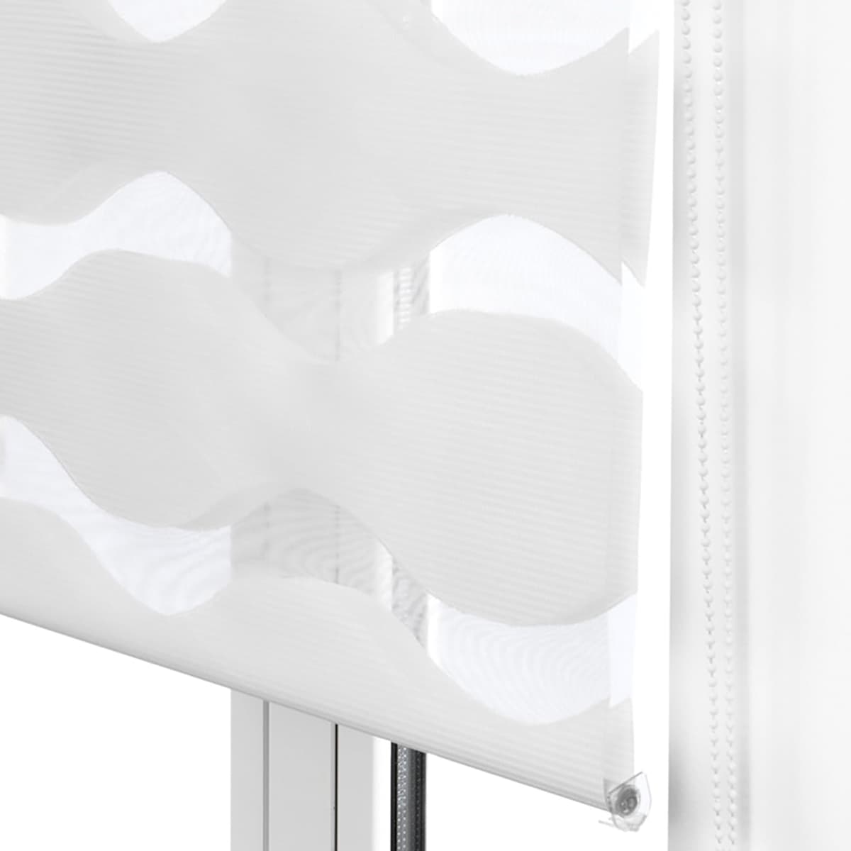 Blindecor Indus SIN HERRAMIENTAS | Estor Enrollable Sin Taladrar de Doble Capa | Color Blanco 40 x 130 cm (ancho x largo) | Tamaño de la Tela 37 x 125 cm — view 51