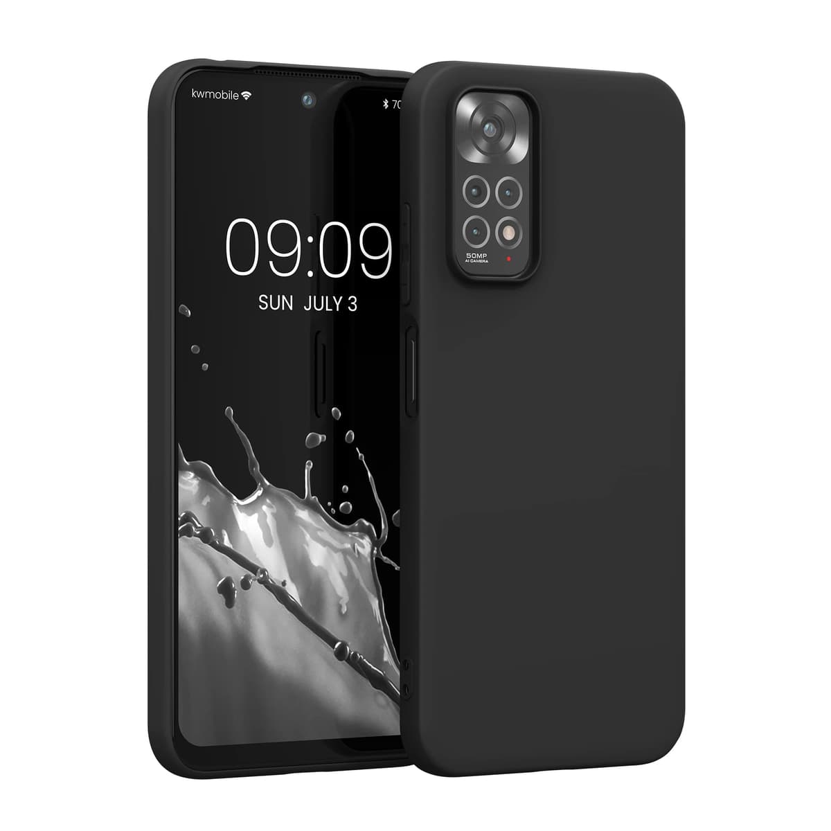 kwmobile Carcasa Compatible con Xiaomi Redmi Note 14 Pro 5G / Poco X7 Funda - Funda Ultrafina de TPU con Bordes elevados - Lavanda Metalizado — view 25