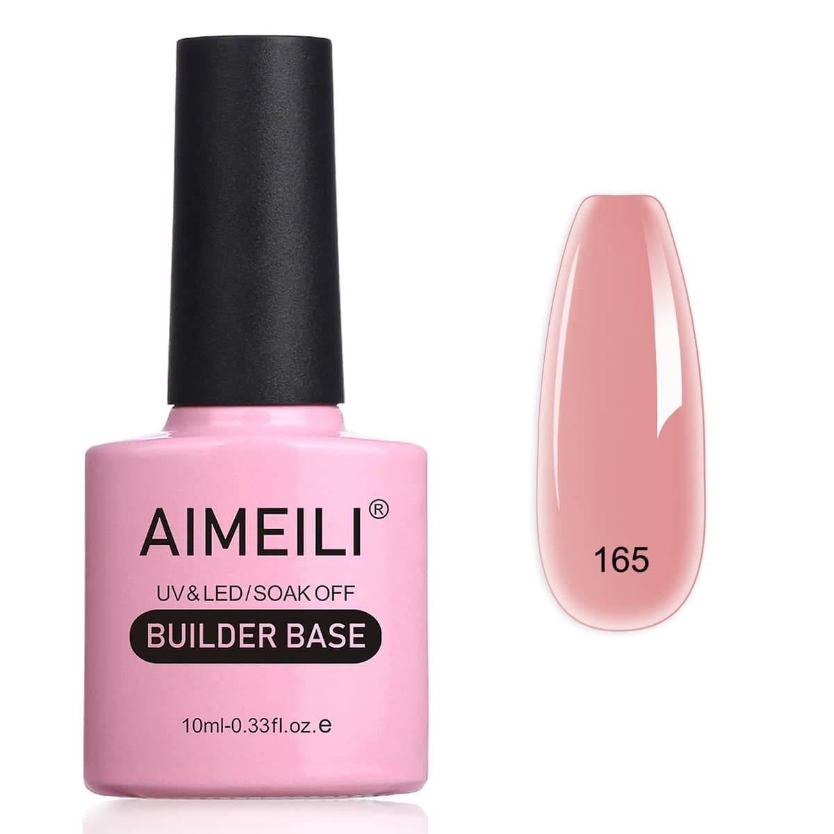AIMEILI Gel Uñas Constructor Base Coat y Builder Gel 7 en 1 Nail Extensión Esmaltes Semipermanentes de Uñas UV LED Building Base 10ML — view 49