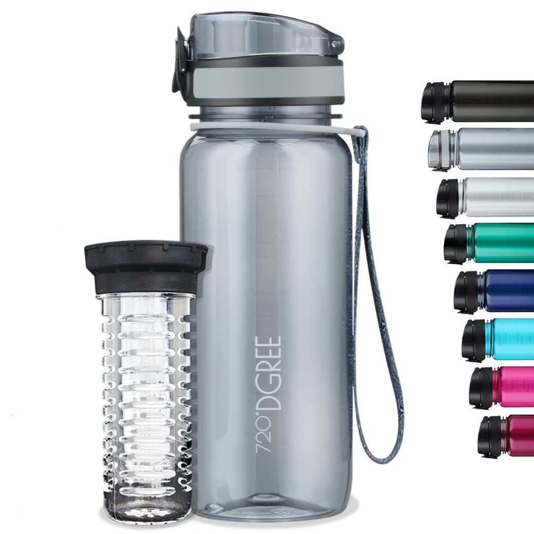 720°DGREE Botella de agua uberBottle – 1,5 litros, 1500ml | Novedosa botella deportiva | Sin BPA | Ideal para niños, fitness, deportes, fútbol, guardería, escuela, pequeños, antigoteo — view 204