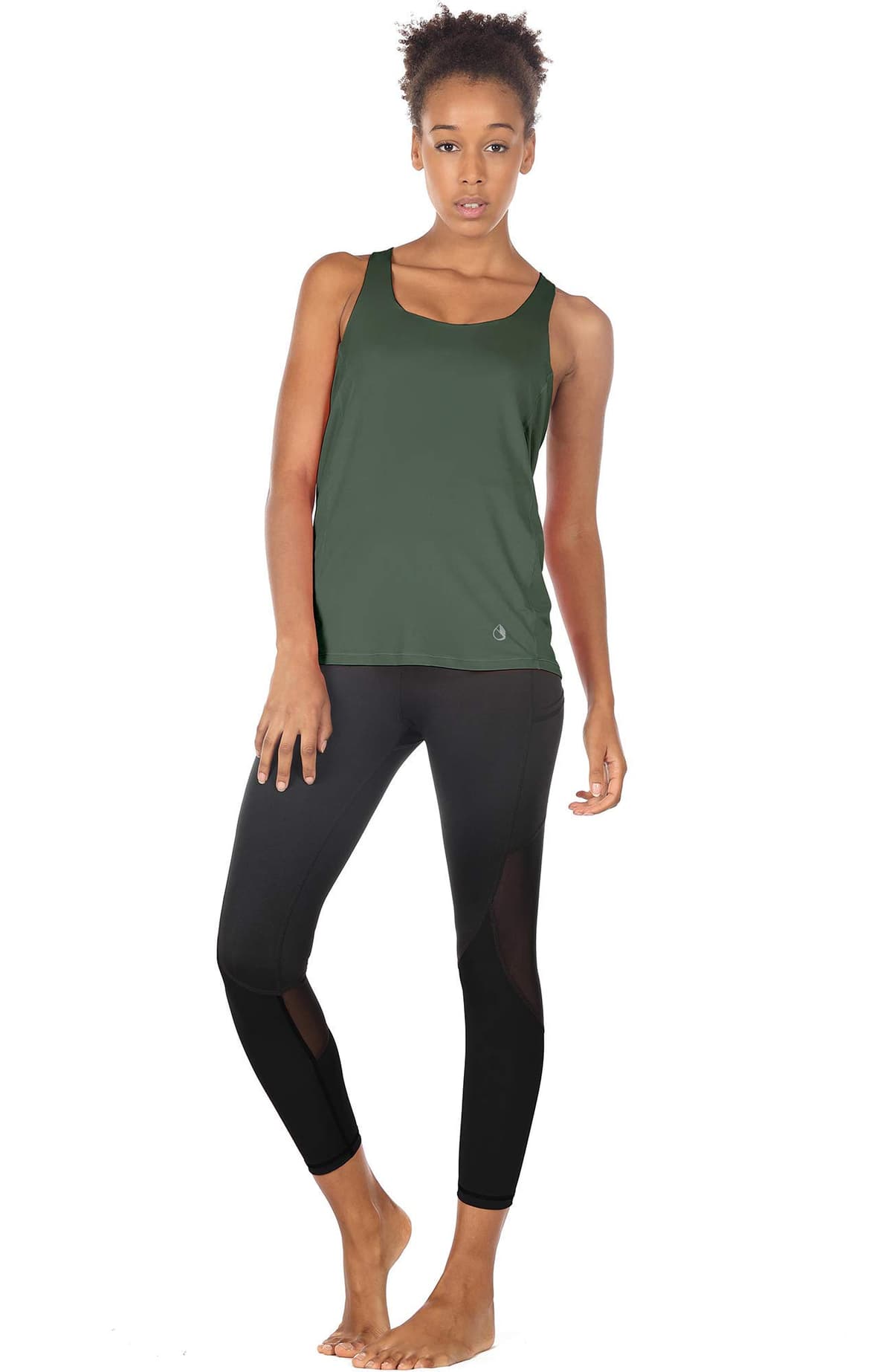 icyzone Camisetas de Yoga para Mujer con Brasier Integrado para Entrenamiento, Gimnasio, Chaleco Deportivo — view 2