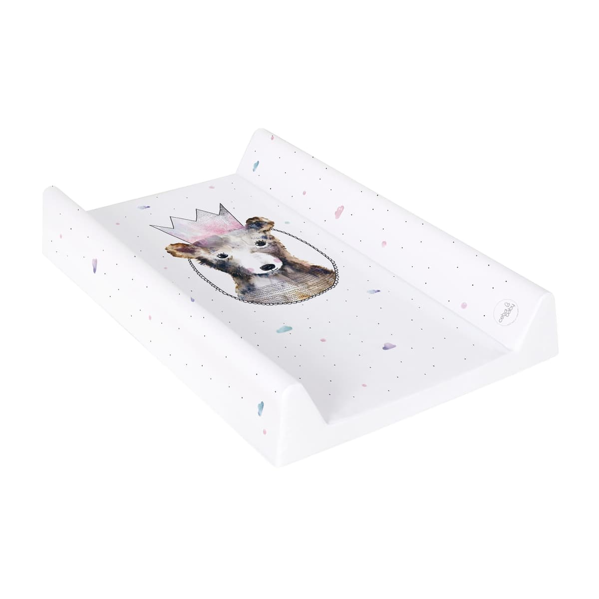 Soft Base Newborn Baby Changing Unit Mat with Raised Edges 50x70 cm (Raccoon) — view 11
