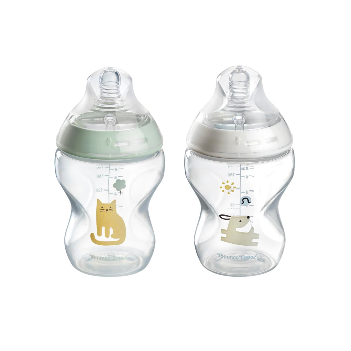 Tommee Tippee Natural Start Baby Bottles for 0m+, Pack of 6 260ml Baby Bottles, with Slow Flow Breast-Like Teat for a Natural Latch, Self-Sterilising and BPA Free, Baby Feeding Essentials — view 10