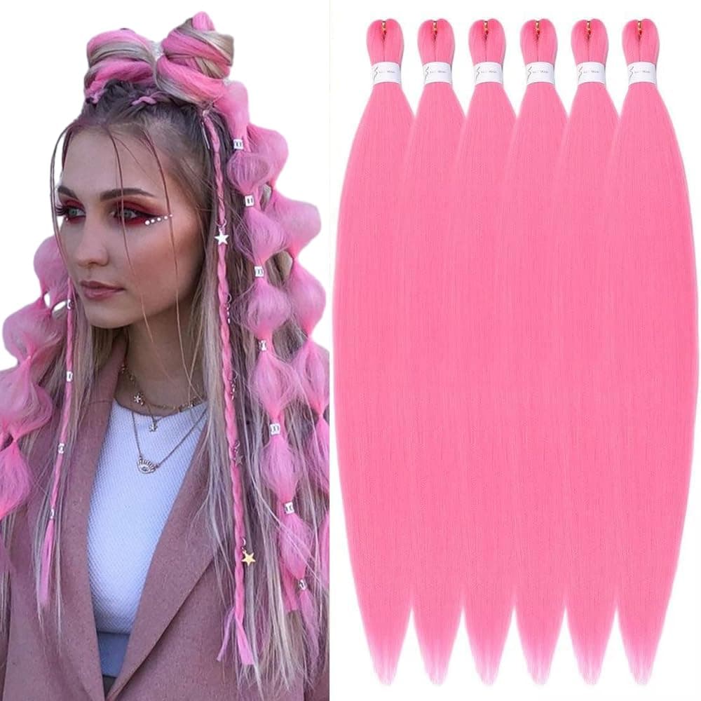 YDDM Capelli Per Treccine Africane Azul Extension Treccine Texture Yaki Easy Install per Principianti 26 Pollici 3 Pezzi Capelli Leggeri e Naturali per Box Braids, Twist e Crochet — view 59