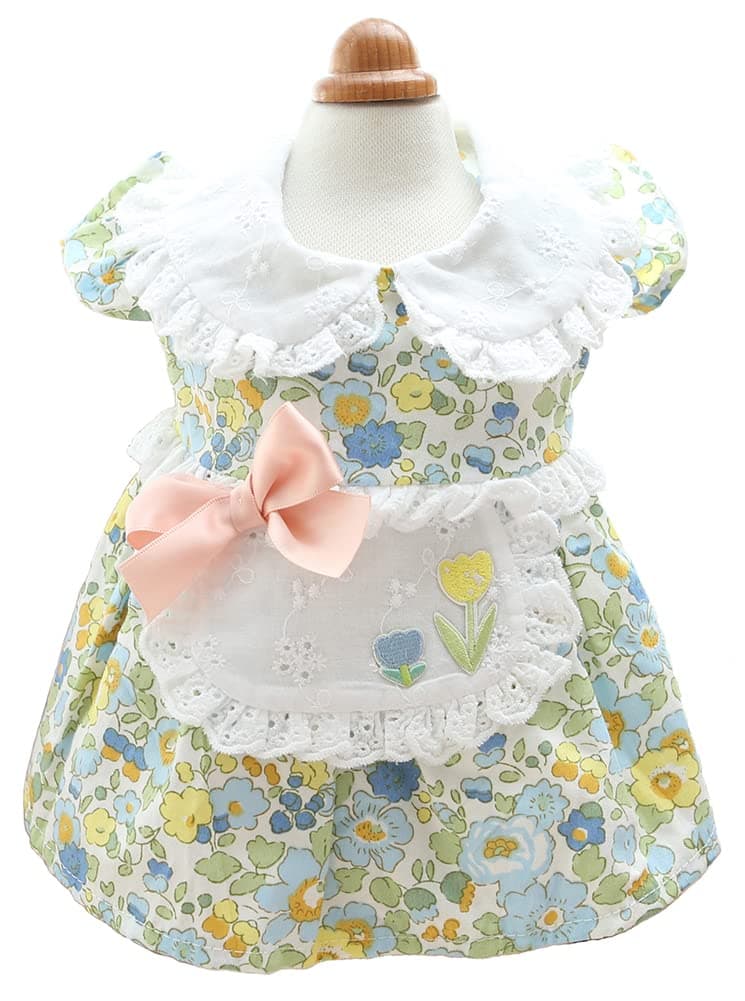 MaruPet Fashion Sweet Puppy Dog Chiffon Princess Dress for EXTRAL Small and Small Dog Pink S — view 39