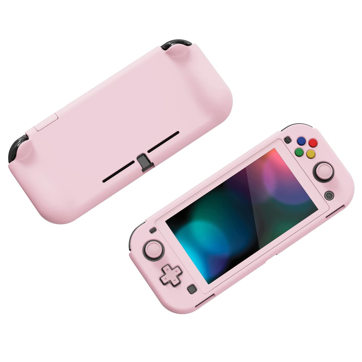 playvital ZealProtect Protective Case for Nintendo Switch Lite, Hard Shell Grip Cover for Nintendo Switch Lite w/Screen Protector & Thumb Grip Caps & Button Caps - Antique Yellow — view 88