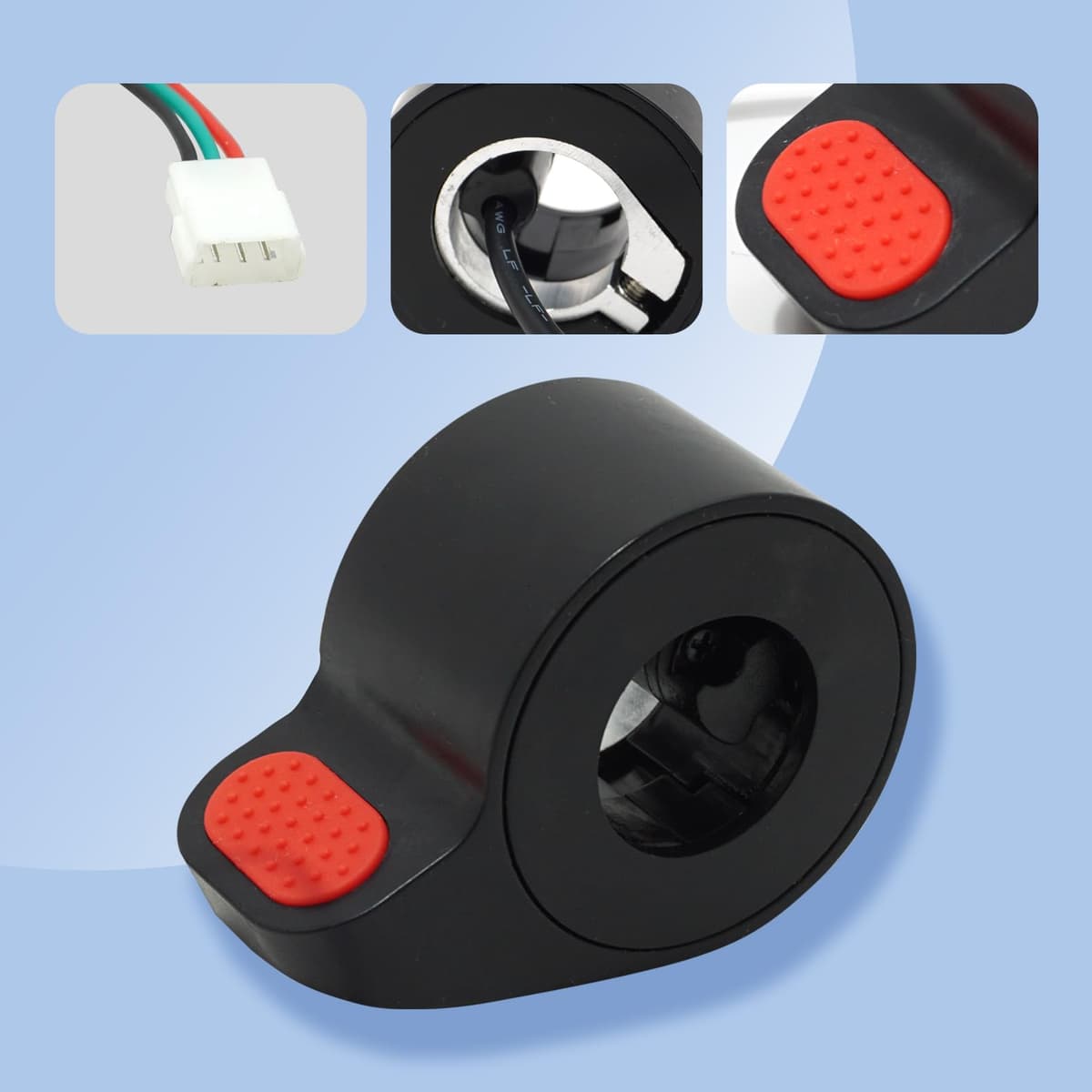 Acelerador Patinete eléctrico para Xiaomi M365, 1S, Essential Pro y Pro2 (3 pines), Acelerador de scooter eléctrico — view 5