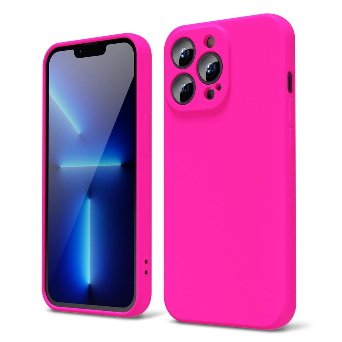oakxco for iPhone 17 Pro Max Phone Case Liquid Silicone, Cute Thin Slim Grip Soft Rubber Gel for Women Men, Smooth Matte TPU Plain Solid Color Girly Simple Case with Camera Cover, Light Pink — view 1125