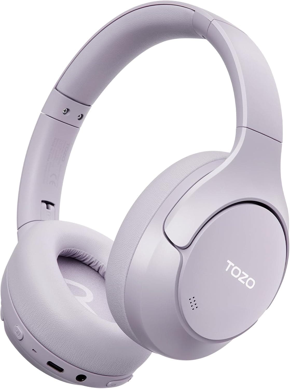TOZO HT3 Bluetooth Headphones, Active Noise Cancelling with 5-Mic AI Chat, Wireless Over Ear Bluetooth, Hi-Res Audio, 90H Playtime, Transparency Mode, Dual Bluetooth Connection, 32 EQ Modes — view 16