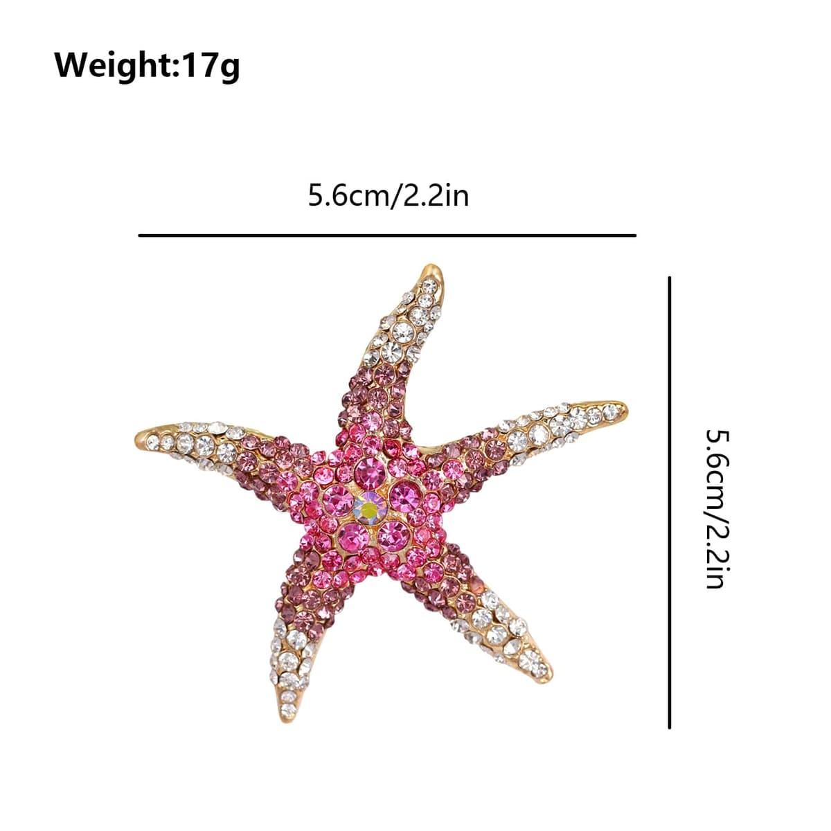 FAIRYGATE Rhinestone Brooch Clothing Jewellery Accessories Fashion Elegant Shiny Crystal Teardrop Brooches Wreath Pendent Lapel Pin，B36 — view 2