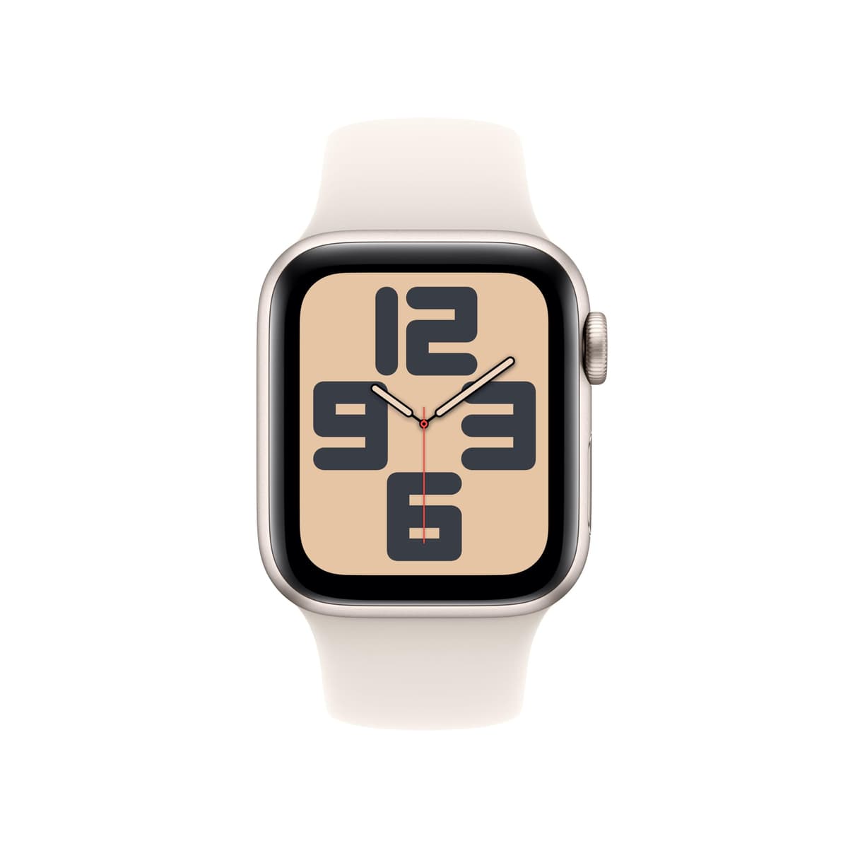 Apple Watch SE de 2.ª generación GPS Smartwatch con Caja de Aluminio en Blanco Estrella de 40 mm y Correa Deportiva Blanco Estrella - Talla S/M. Monitores de entreno y sueño y Resistencia al Agua — view 2