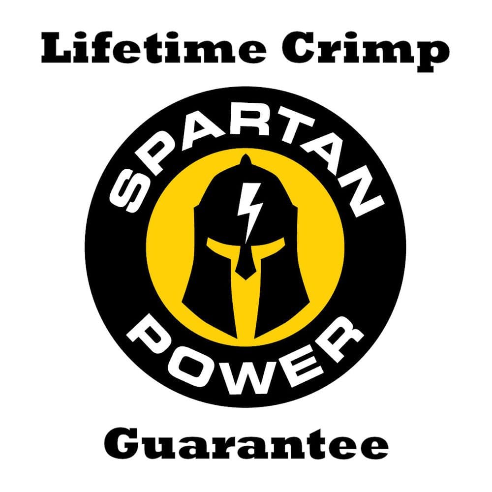 Spartan Power 4 AWG Cable de la batería - único Negativo (Única Negro 8 pies - 5/16 ", 5/16 "terminales de Anillo) — view 7