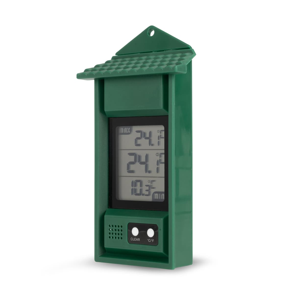 Digital max/min Thermometer for conservatories, greenhouses & Grow Rooms (Green) — view 2