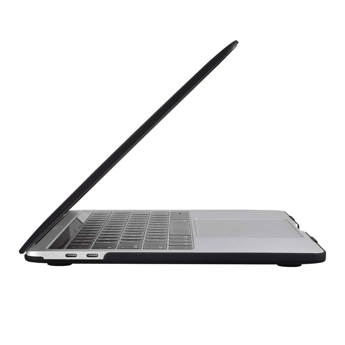 UESWILL Compatible with MacBook Pro 16 inch Case 2019 2020, Smooth Matte Hard Shell Case Cover for MacBook Pro 16 inch with Touch Bar & USB-C, Model A2141 + Microfibre Cleaning Cloth, Black — view 6