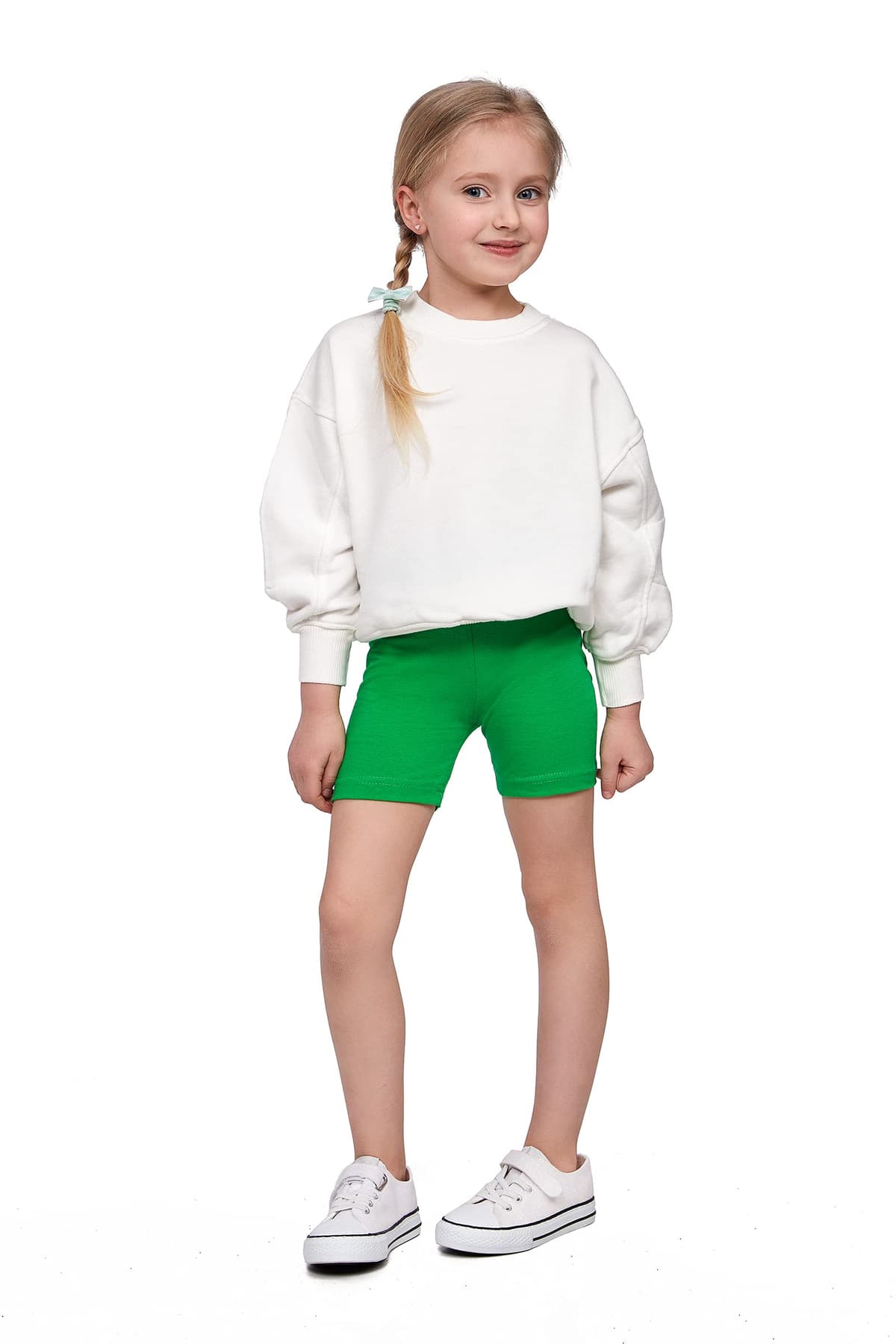 SOFTSAIL Leggings Niña Mallas De Ciclismo Algodón Corto Deportivo Danza Gimnástica Transpirable Y Cómodo Elástico — view 16