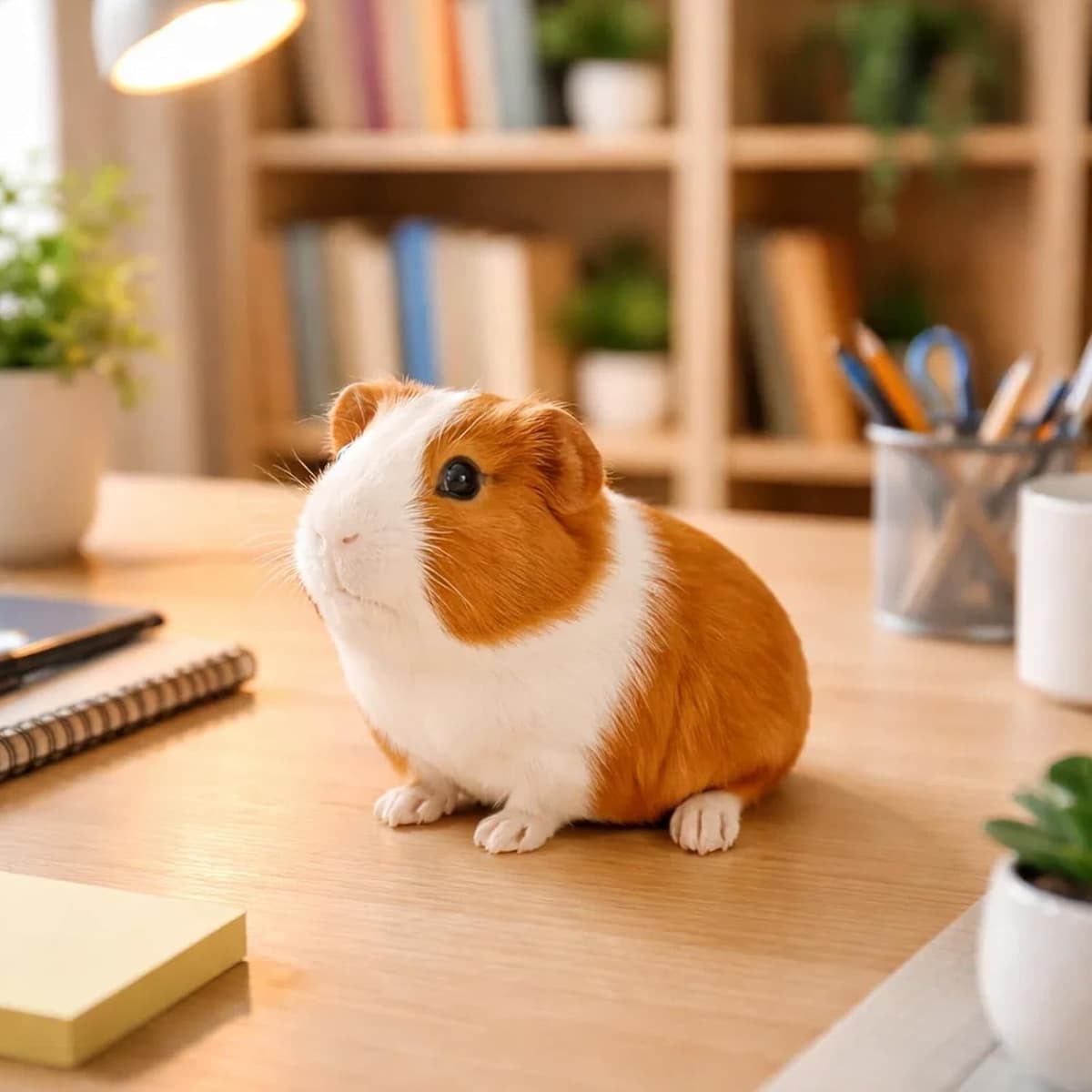 Guinea Pig Plush, Guinea Pig Teddy with Soft Plush Material, Realistic Stuffed Animal for Home Decoration and Daily Companionship, Cuddly Guinea Pig Soft Toy for Animal Lovers — view 5