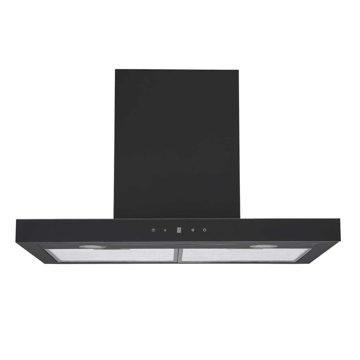 Cookology Designer Box Cooker Hood, Touch Control T Shaped Kitchen Extractor Fan & Carbon Filters (70cm, Stainless Steel) — view 4
