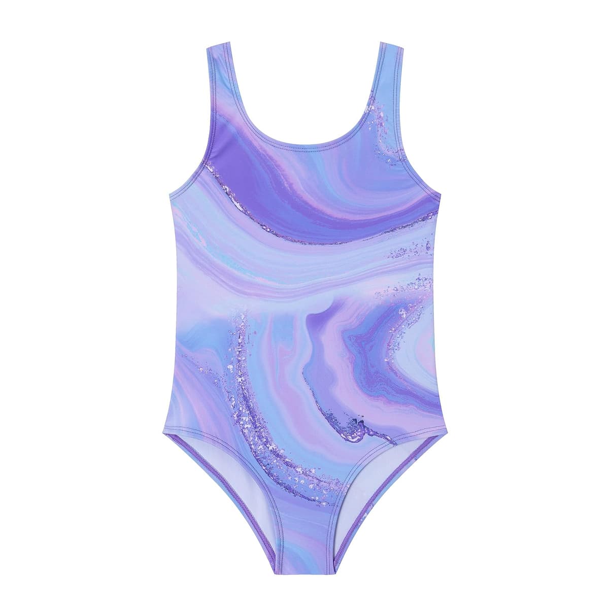 Ewbob Girls One Piece Swimsuit Quick Dry Swimwear Swimming Costume Beach Bathing Suit for Kids