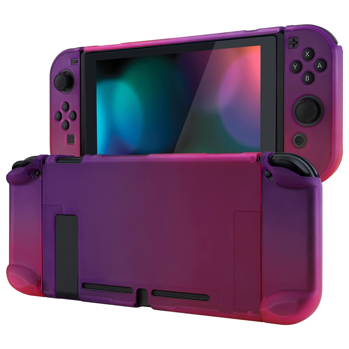 eXtremeRate PlayVital Funda para Nintendo Switch Carcasa Estuche Acoplable Protector Tacto Suave Case de Joycons Protectora Duradera Cover Cáscara para Control Switch Joycon Consola(Matcha Verde) — view 19