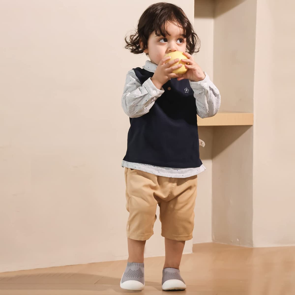 MK MATT KEELY Baby First Walking Shoes for Wide Feet Boys Girls Soft Mesh Breathable Sneakers for Toddler Infant — view 3
