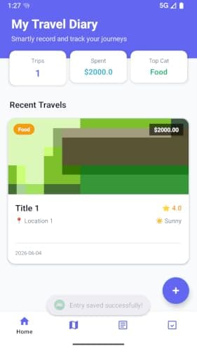 Smart Travel Diary — view 2