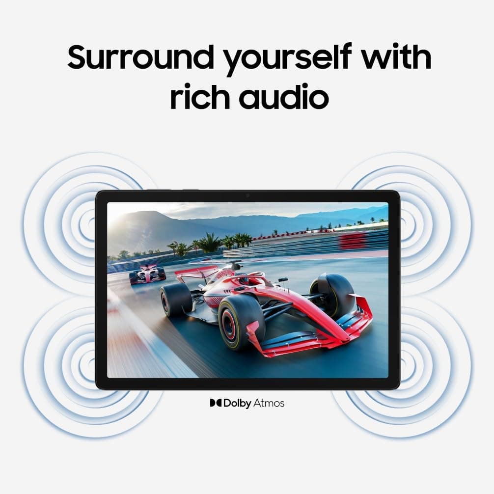 Samsung Galaxy Tab A11+, Android Tablet, AI Features, Sleek and Modern Design, 11 Inch 90Hz Display, 256GB Storage, 8GB Memory, With Dolby Quad Speakers, Grey, 3 Year Extended Warranty (UK Version) — view 6