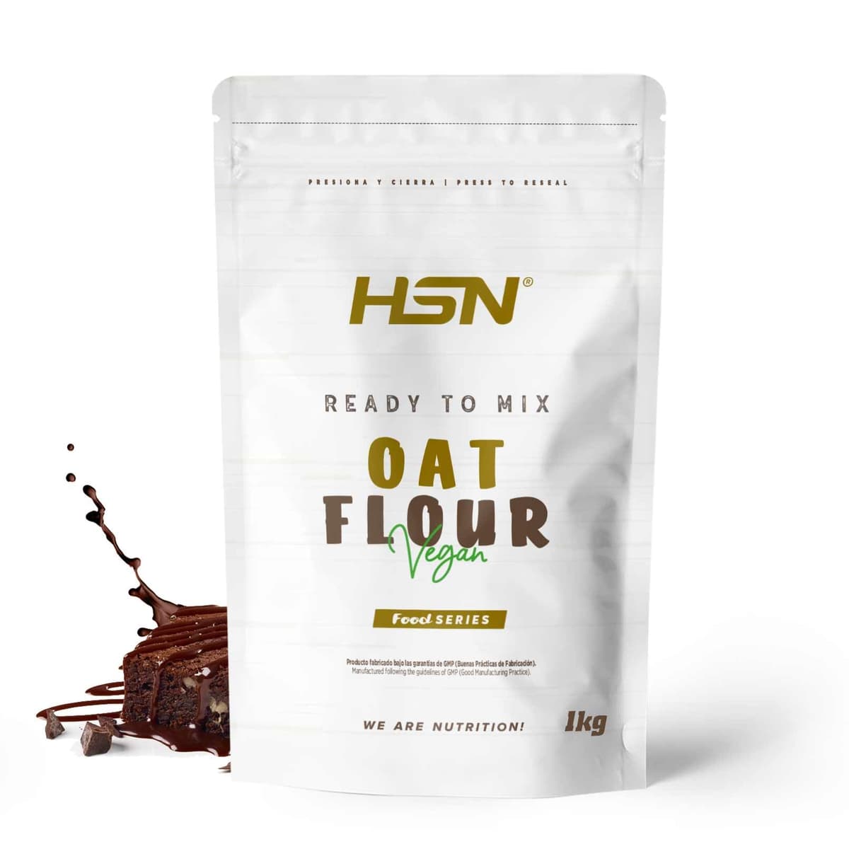 HSN Harina de Avena de Sabores Instantánea en Polvo | Sin Sabor 3Kg = 60 Tomas por Envase | Sin Azúcares Añadidos | Ideal Tortitas de Avena, Batidos de Proteínas | No-GMO, Vegano — view 17