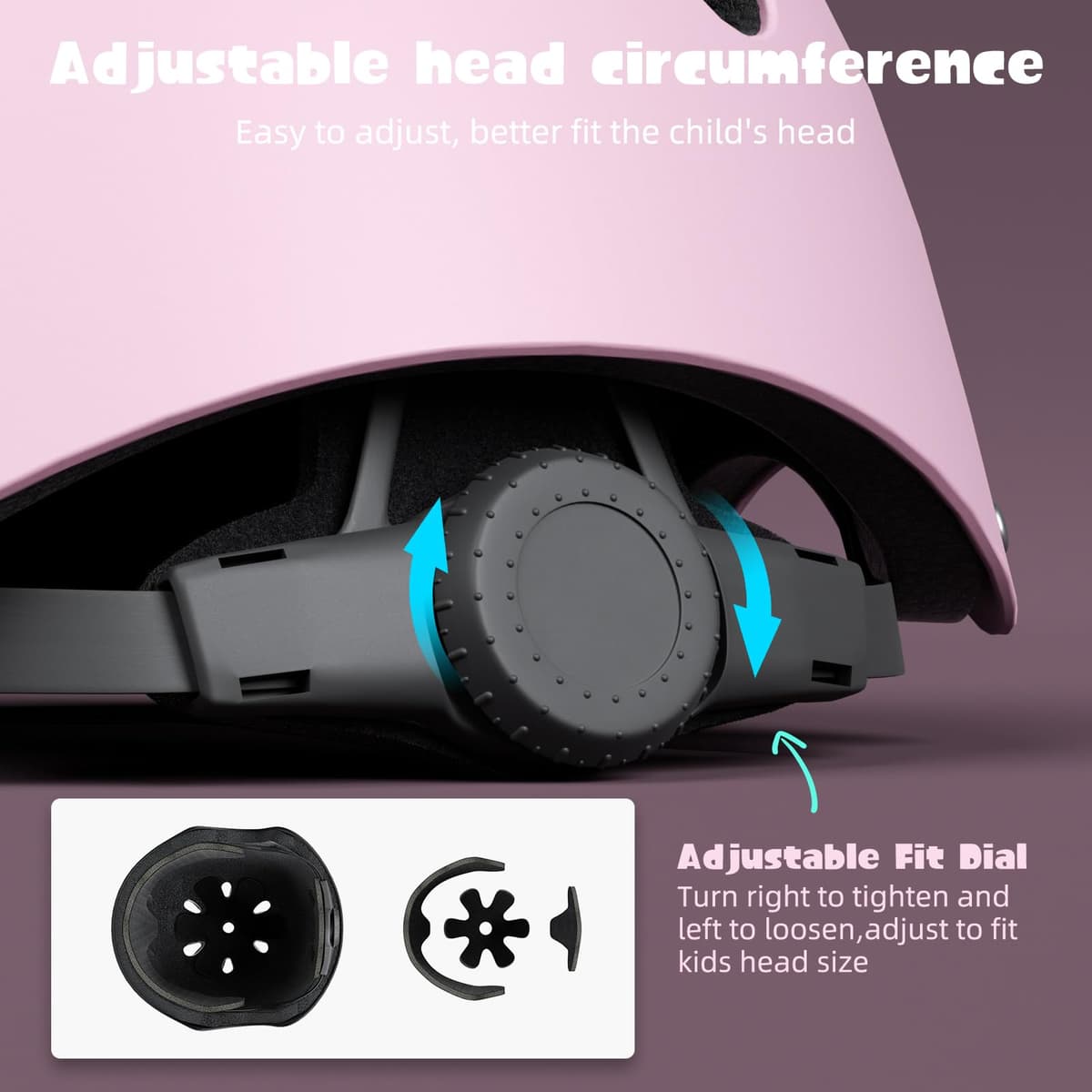 XJD Casco de Ciclismo para Niños Ajustable Casco Bicicleta Niño Casco Infantil Patinete Rollerskate de 3 a 14 Años Protecciones para Múltiples Deportes — view 84