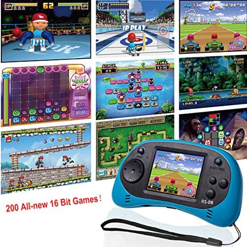 Kids Handheld Portable Video Game Player with 200 Games - 16 Bit 2.5 Inch Screen Mini Retro Electronic Machine for Boys Girls — view 5